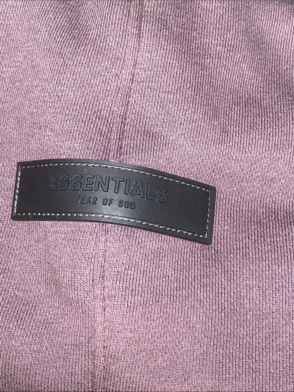 NEW XL Fear of God Essentials Cuffed plum Sweatpants - Picture 5 of 7